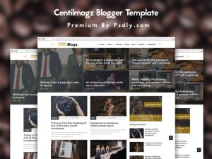 Centilmagz Responsive Blogger Template