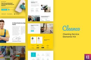 Cleanco - Cleaning Service Company Template Kit 27666074