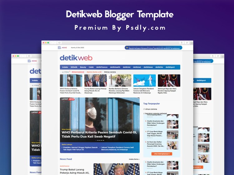 DetikwebDetikweb Blogger Template Premium Free