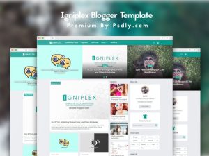 Igniplex Blogger Template Premium Free Download