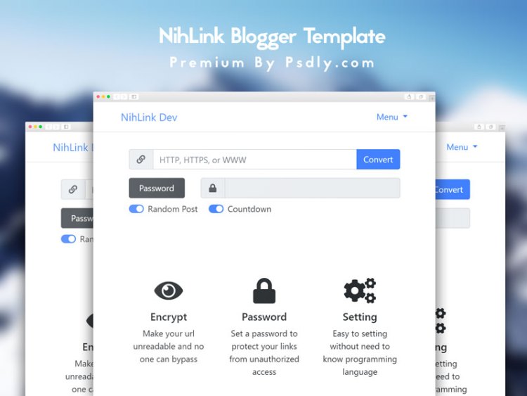 NihLink Safelink Blogger Template
