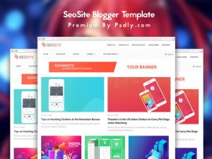 Seosite Blogger Template Premium Version Free Download