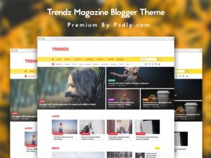 Trends - News/Magazine Responsive Blogger Template