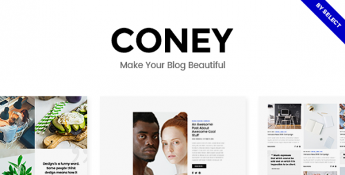 Nulled Coney v1.1 - A Trendy Theme for Blogs and Magazines logo